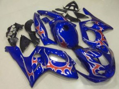 Cheap 1996-2007 Yamaha YZF600R Thundercat Motorcycle Fairings - Blue Red Canada