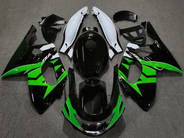 Cheap 1996-2007 Yamaha YZF600R Thundercat Motorcycle Fairings - Glossy Black Green White Canada