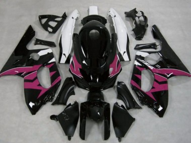 Cheap 1996-2007 Yamaha YZF600R Thundercat Motorcycle Fairings - Glossy Black Dark Pink White Canada