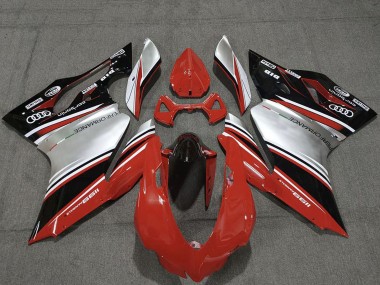 Cheap 2011-2014 Ducati 1199 Motorcycle Fairings - Red Silver Black Performance Canada