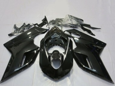 Cheap 2007-2014 Ducati 848 1098 1198 Motorcycle Fairings - Glossy Black Canada