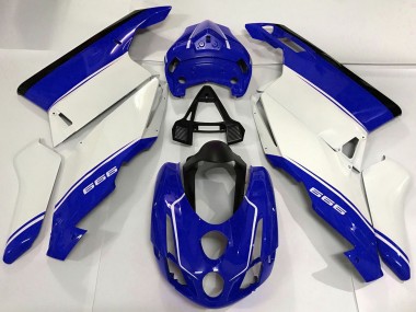 Cheap 2003-2004 Ducati 999 Motorcycle Fairings - White Blue Black Canada