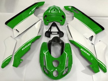 Cheap 2003-2004 Ducati 999 Motorcycle Fairings - White Green Black Canada