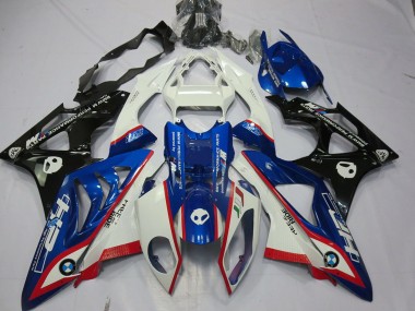 Cheap 2009-2014 BMW S1000RR Motorcycle Fairing - White Red Blue Glossy Black HP Canada
