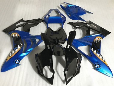 Cheap 2017-2018 BMW S1000RR Motorcycle Fairings - Blue Glossy Black Orange Shark Canada