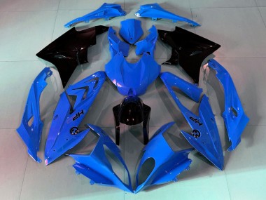Cheap 2009-2014 BMW S1000RR Motorcycle Fairings - Blue Glossy Black Canada
