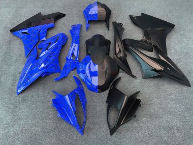 Cheap 2015-2016 BMW S1000RR Motorcycle Fairings - Blue Matte Black Split Canada