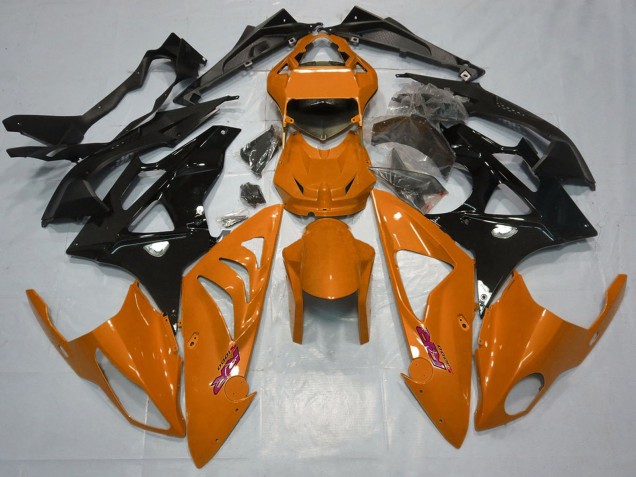 2015-2016 BMW S1000RR Motorcycle Fairings - Orange Glossy Black Canada