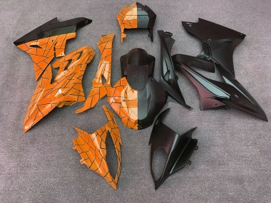 Cheap 2015-2016 BMW S1000RR Motorcycle Fairings - Orange Matte Black Split Canada