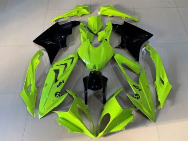 Cheap 2009-2014 BMW S1000RR Motorcycle Fairings - High Viz Yellow Glossy Black HP Canada
