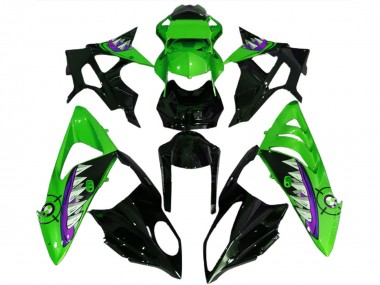 Cheap 2017-2018 BMW S1000RR Motorcycle Fairings - Green Purple Glossy Black Shark Canada