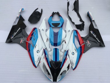 Cheap 2009-2014 BMW S1000RR Motorcycle Fairings - White Red Light Blue Glossy Black OEM Style Canada