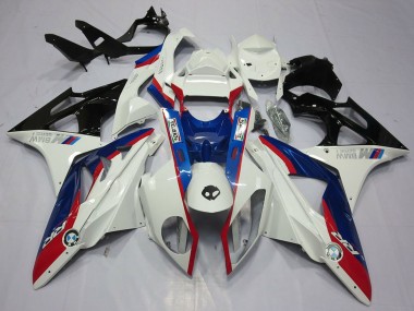 Cheap 2009-2014 BMW S1000RR Motorcycle Fairing Kits - White Red Blue Glossy Black Canada