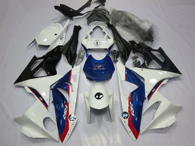 2009-2014 BMW S1000RR Motorcycle Fairing - White Red Blue Glossy Black Canada