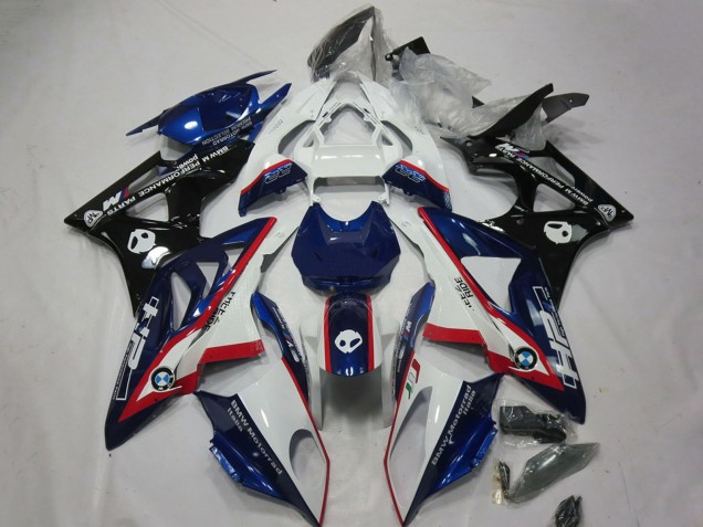 2009-2014 BMW S1000RR Motorcycle Fairings - White Red Blue Black HP Canada
