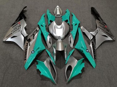 Cheap 2009-2014 BMW S1000RR Motorcycle Fairings - Silver Green Teal Black Canada