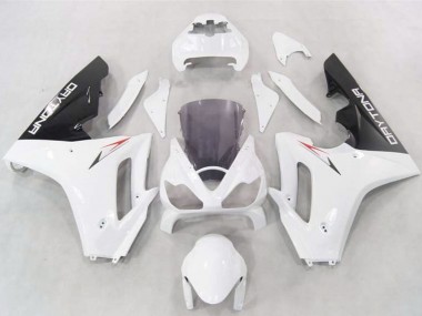 Cheap 2006-2008 Triumph Daytona 675 Motorcycle Fairings - White Glossy Black Canada