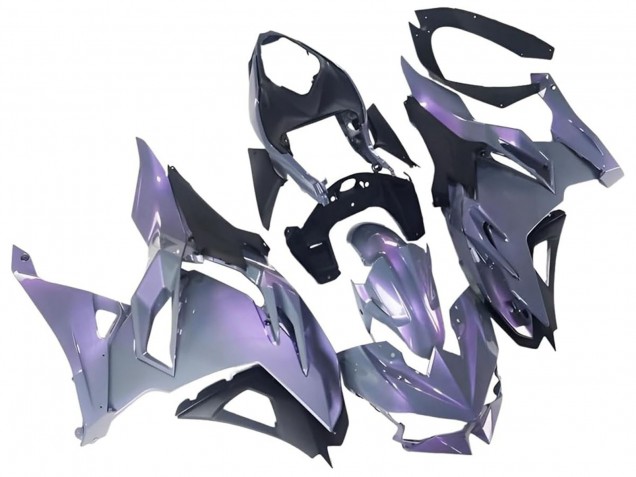 2024-2026 Kawasaki Ninja 500 EX500R Motorcycle Fairings - Chameleon Grey Dazz Pearl Purple Canada