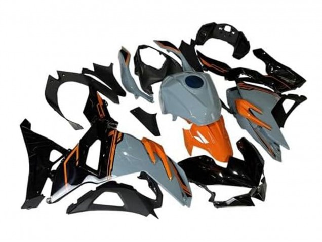 2024-2026 Kawasaki Ninja 500 EX500R Motorcycle Fairings - Nardo Grey Orange Black Canada