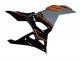 2024-2026 Kawasaki Ninja 500 EX500R Motorcycle Fairings - Nardo Grey Orange Black Canada