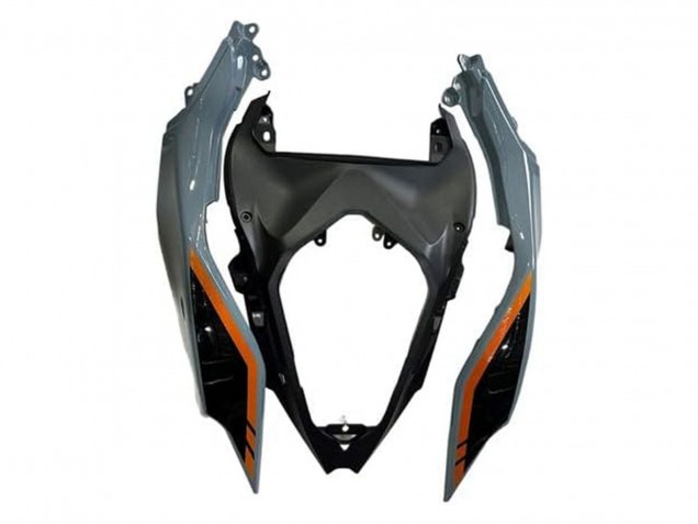 2024-2026 Kawasaki Ninja 500 EX500R Motorcycle Fairings - Nardo Grey Orange Black Canada