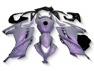 Cheap 2013-2024 Kawasaki EX300 Motorcycle Fairings - Chameleon Grey Dazz Pearl Purple Canada