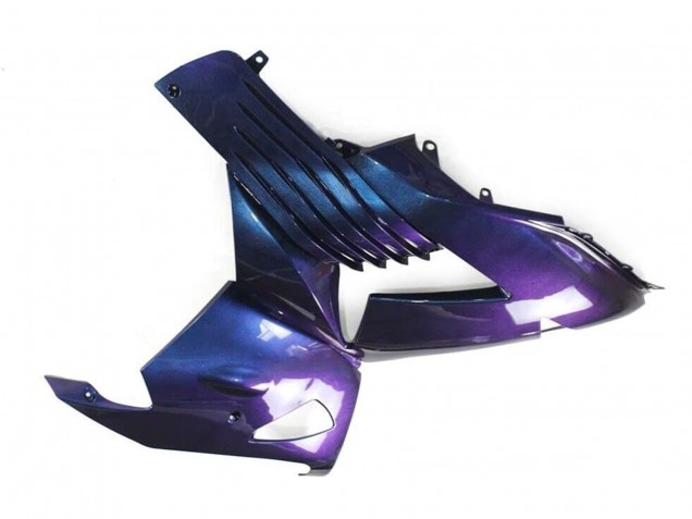 2006-2011 Kawasaki ZX14R ZZR1400 Motorcycle Fairings - Chameleon Blue Purple Canada