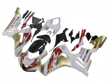 Cheap 2020-2023 Honda CBR1000RR-R Motorcycle Fairings - White Red Gold Motul HRC Canada