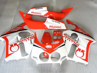 Cheap 1987-1989 Honda CBR400RR NC23 Motorcycle Fairings - Orange White Pramac Canada