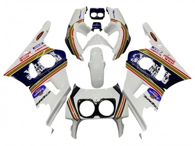 Cheap 1990-1999 Honda CBR400RR NC29 Motorcycle Fairings - White Gold Red Dark Blue Rothmans Canada