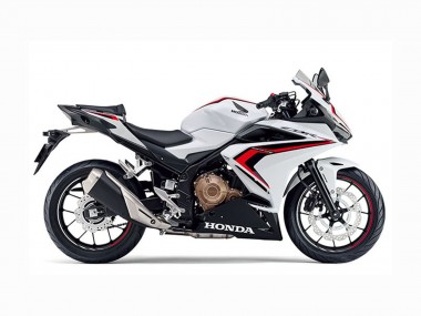Cheap 2022 Honda CBR400R Motorcycle Fairings - White Red Glossy Black Canada