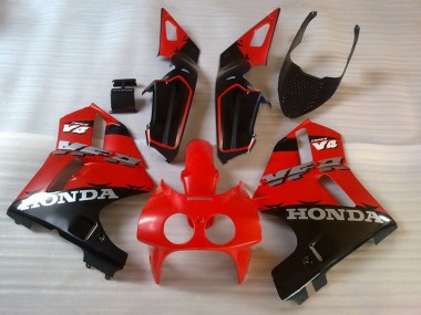 Cheap 1988-1992 Honda VFR400R NC30 Motorcycle Fairings - Red Black Canada