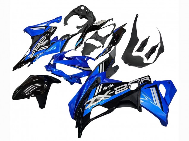 2019-2025 Kawasaki ZX25R ZX-25R Motorcycle Fairings - Blue White Matte Black Canada