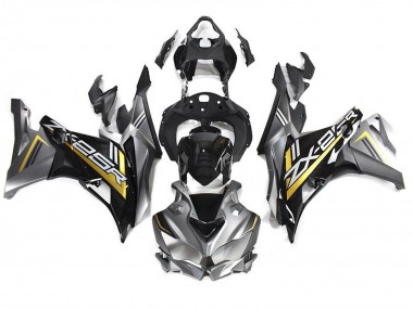 Cheap 2019-2025 Kawasaki ZX25R ZX-25R Motorcycle Fairings - Grey Gold Glossy Black Canada