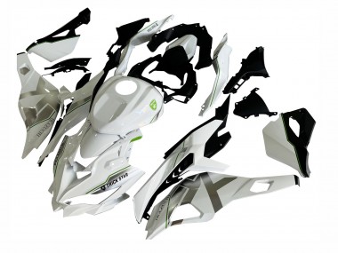 Cheap 2019-2025 Kawasaki ZX25R ZX-25R Motorcycle Fairings - White Silver Green Black Trick Star Canada