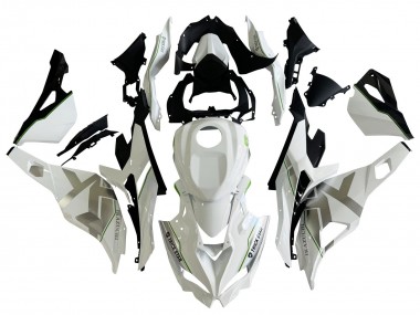 Cheap 2019-2025 Kawasaki ZX25R ZX-25R Motorcycle Fairings - White Silver Green Black Trick Star Canada