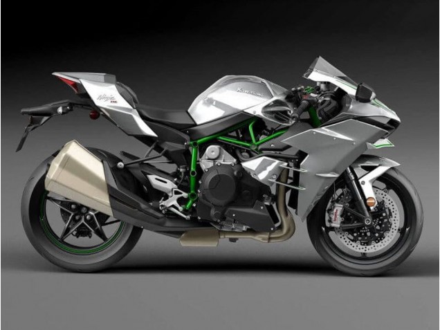 2015-2022 Kawasaki Ninja H2 Motorcycle Fairings - Silver Canada