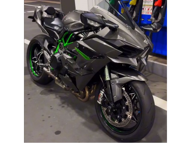 2015-2022 Kawasaki Ninja H2 Bike Fairings - Grey Canada