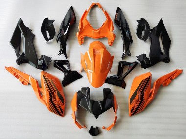 Cheap 2018-2024 Kawasaki Z400 Motorcycle Fairings - Orange Glossy Black Canada