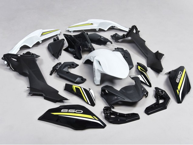 2017-2019 Kawasaki Ninja Z650 Motorcycle Fairings - Black White Yellow Canada