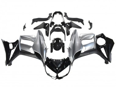 Cheap 2010-2016 Glossy Black Silver Kawasaki Z1000SX Motorcycle Fairings Canada