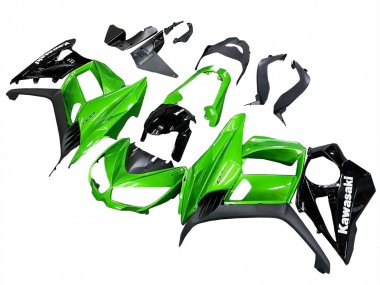 Cheap 2010-2016 Glossy Black Matte Black Green Kawasaki Z1000SX Motorcycle Fairings Canada