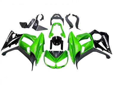 Cheap 2010-2016 Glossy Black Matte Black Green Kawasaki Z1000SX Motorcycle Fairings Canada