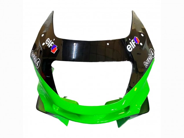 1998-2003 Kawasaki ZZR600 Motorcycle Fairings - Green Black Monster Elf Canada