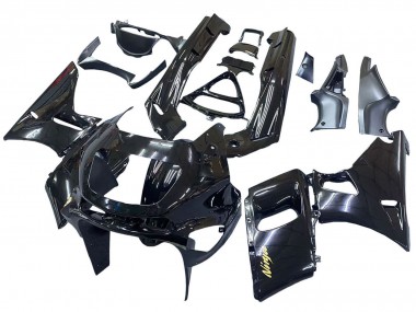 Cheap 1998-2003 Kawasaki ZZR600 Motorcycle Fairings - Glossy Black Gold Ninja Canada