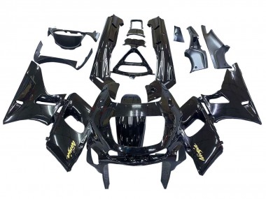 Cheap 1998-2003 Kawasaki ZZR600 Motorcycle Fairings - Glossy Black Gold Ninja Canada