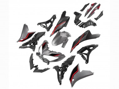 Cheap 2022-2025 Kawasaki Versys 650 Motorcycle Fairings - Grey Red Black Canada