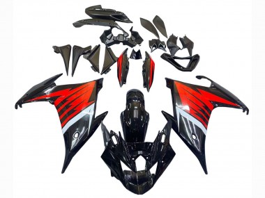 Cheap 2009-2015 Yamaha FZ6R Motorcycle Fairing - Black Red White Canada