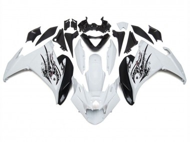 Cheap 2009-2015 Yamaha FZ6R Motorcycle Fairings - White Black Canada
