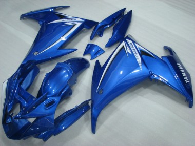 Cheap 2009-2015 Yamaha FZ6R Motorcycle Fairings - Blue White Canada